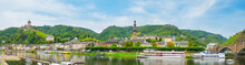 Cochem, Germany. Old Town And The Cochem (Reichsburg) Castle On The Moselle River.