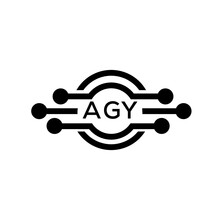 AGY Letter Logo. AGY Best White Background Vector Image. AGY Monogram Logo Design For Entrepreneur And Business.	
