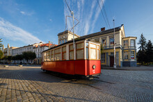 The Tram Exhibit On The Square Of Sovetsk, Russia