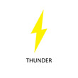 © meredesign - Lightning. Modern flat style illustration.