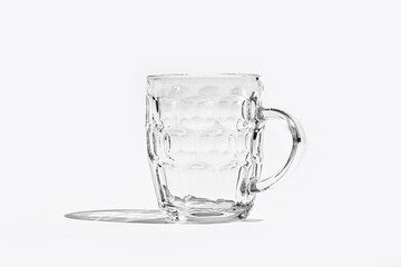 Wall Mural - transparent bright clear beer mug