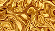 Artistic luxury liquid gold metal caramel texture marble as glamorous ornament for decoration