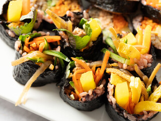 Poster - Gimbap, Korean rice roll dish	