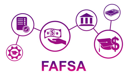 Wall Mural - Concept of fafsa