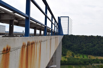 Sticker - Moseltalbrücke, Seite, rost