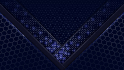 Wall Mural - Abstract blue silver luxury textured background