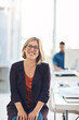 © Daniel Laflor/peopleimages.com - Smiling face of a businesswoman, HR professional or corporate worker in a modern office. A happy portrait of human resources manager in administration at corporate company with background copy space
