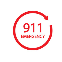 Wall Mural - 911 emergency call services