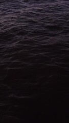 Wall Mural - Sea distance with small ripples of waves, no shore, video from a drone