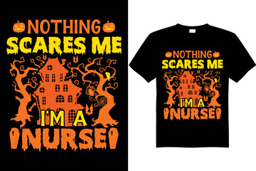 Halloween t-shirt design vector file spooky funny horror teacher nurse grandpa mom dad scary witch t shirt design