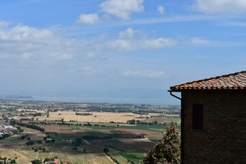 Wall Mural - Impressions of Panicale in Umbria