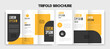 © Project_ID - business creative editable trifold brochure template design vector