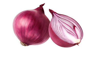 Wall Mural - Onions isolated on a white background