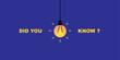 © tutti_frutti - Did you know and lightbulb illustration