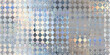Seamless holographic iridescent silver diamond birthday background texture. Trendy reflective cyberpunk metallic mirror foil pattern with rainbow prism light effect. Retro 80s vaporwave 3D rendering.
