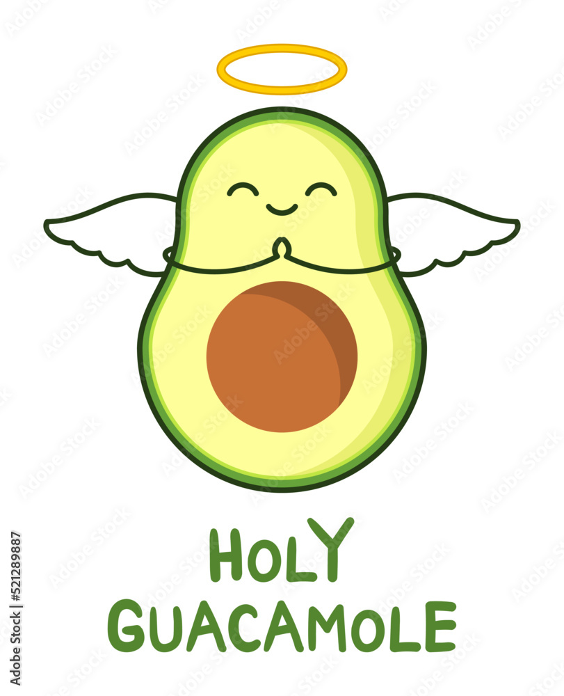 Holy Guacamole - Funny Avocado Angel T-Shirt Holy Guacamole - Funny Avocado Angel T-Shirt