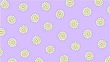 Daisy Purple Vintage Background.