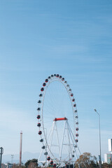 Wall Mural - Ferris wheel in Antalya, Turkey. Vertical photo