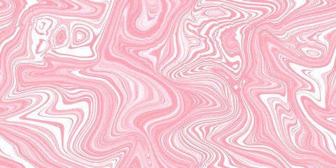 Pastel pink seamless marble pattern with psychedelic swirls. Vector liquid acrylic texture. Flow art. Trippy 70s textile background. Tie dye simple artistic effect