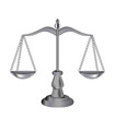 © marijaobradovic - Silver scale of justice, vector