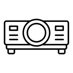 Canvas Print - Projector Line Icon