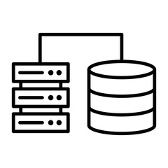 Poster - Database Line Icon