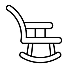 Poster - Baby Chair Line Icon