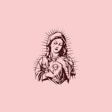 HIGH QUALITY MOTHER MARIA VECTOR FOR HOME WALL DESIGN, T-shirts And Tattoos