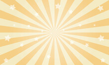 Retro Circus Background With Rays Or Stripes In The Center. Sunburst.