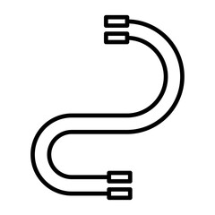 Sticker - Wires Line Icon