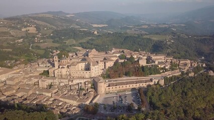 Wall Mural - Urbino Medieval Village