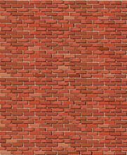 A Vector Illustration Of An Old Red Brick Wall. Background Texture. 