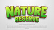 © MugiMulya - Nature 3d cartoon style editable text effect