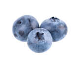 Fototapeta  - Fresh blueberry isolated on white background. Bilberry or whortleberry. Clipping path.