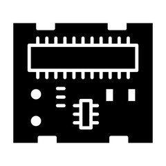 Poster - Pcb Board Glyph Icon