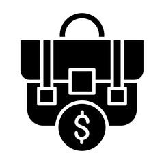 Sticker - Business Portfolio Glyph Icon