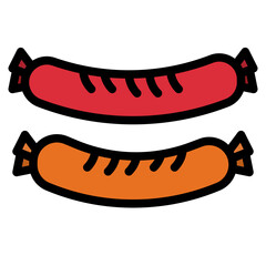 Sticker - sausages