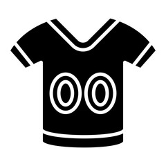 Football Jersey Line Icon