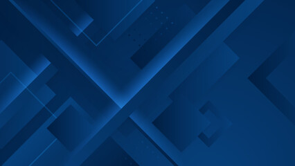Abstract blue background poster with dynamic lights. Technology network vector illustration.