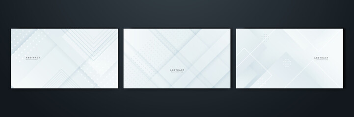 Modern white abstract background