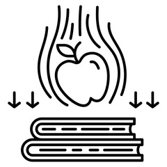 Wall Mural - newtons line icon