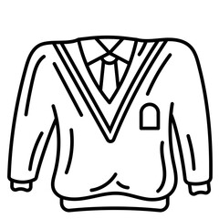 Wall Mural - uniform line icon