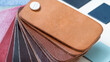 High quality sample of top grain leather for leather industry.