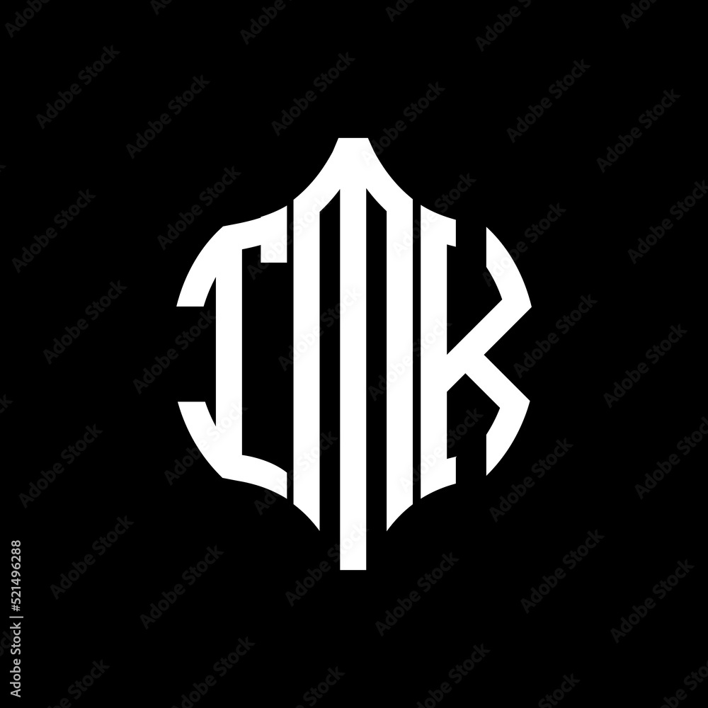 Tmk Monogram TMK letter logo. TMK best black background vector image. TMK Monogram ...