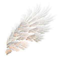 Wall Mural - Abstract forest bird wings illustration