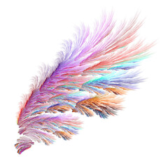 Wall Mural - Colorful abstract angel bird wings illustration