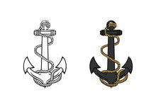 United State Marine Corps Anchor Ega Design Illustration Vector Eps Format , Suitable For Your Design Needs, Logo, Illustration, Animation, Etc.