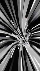 Wall Mural - wormhole travel looped. high speed light speed digital tunnel flying through galaxy of data.