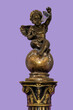 bronze sculpture of an angel