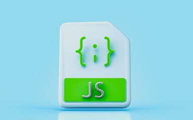 JavaScript document file sing  3d render concept for create games application developer 